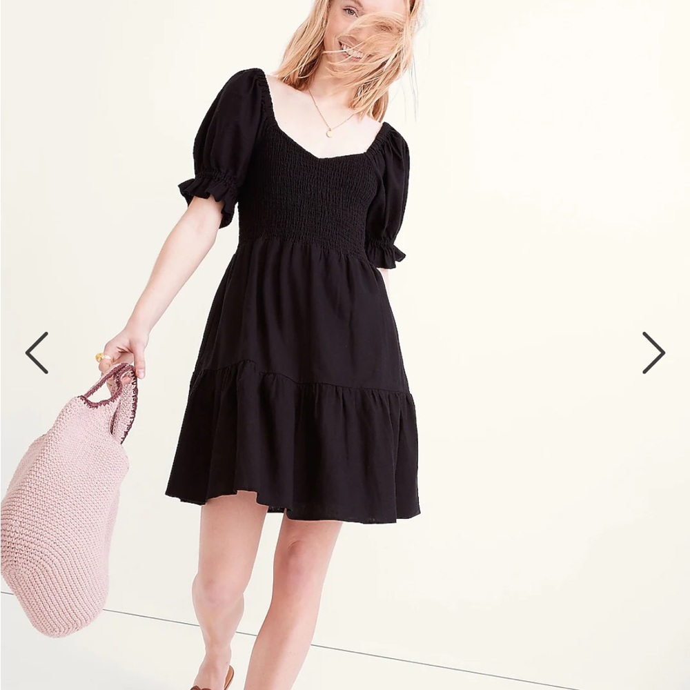 Lucie Smocked Mini Dress